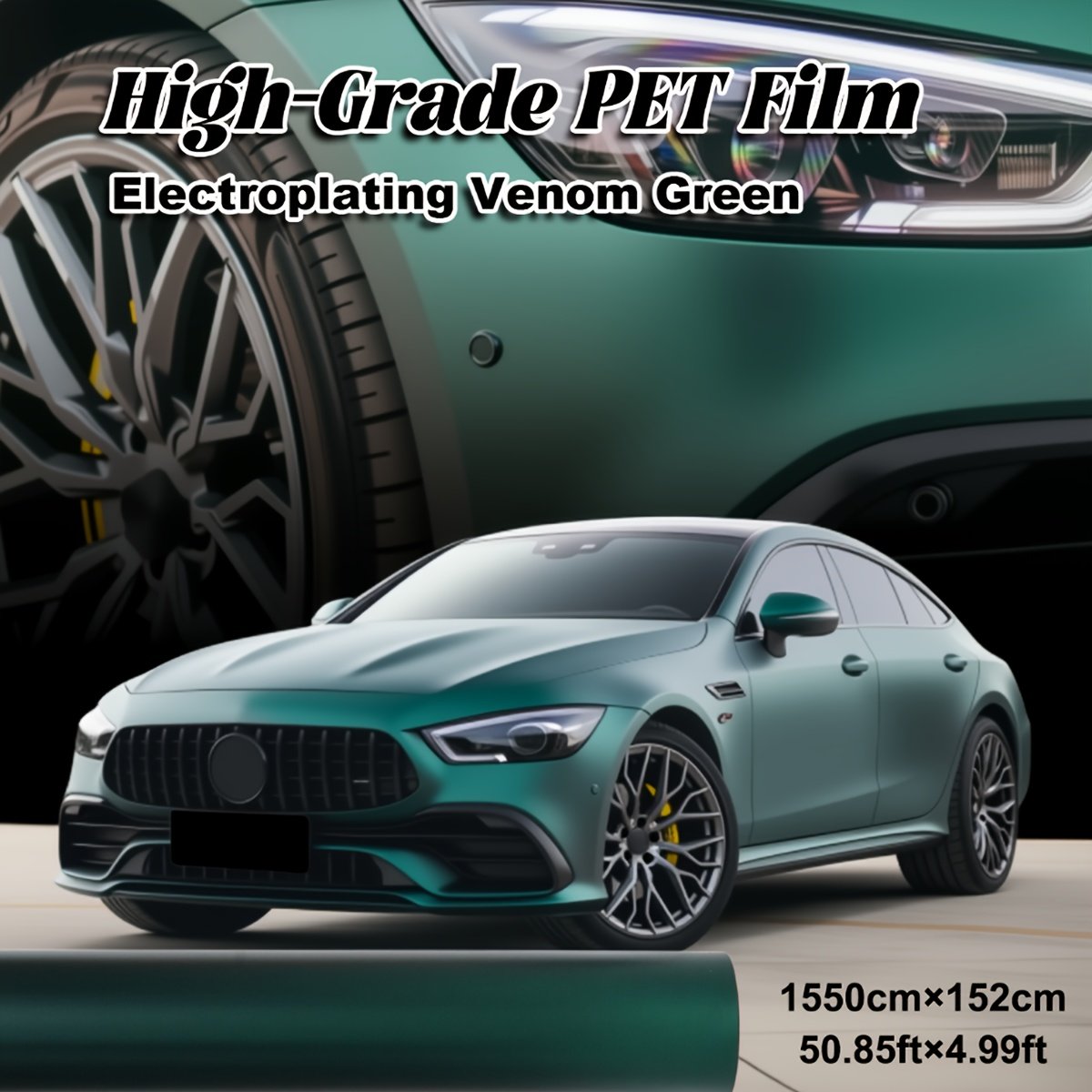 –Material Deposit– ElectroSatin Venom Green Satin Series