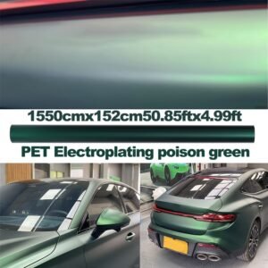 –Material Deposit– Electroplated Poison Green Satin Series