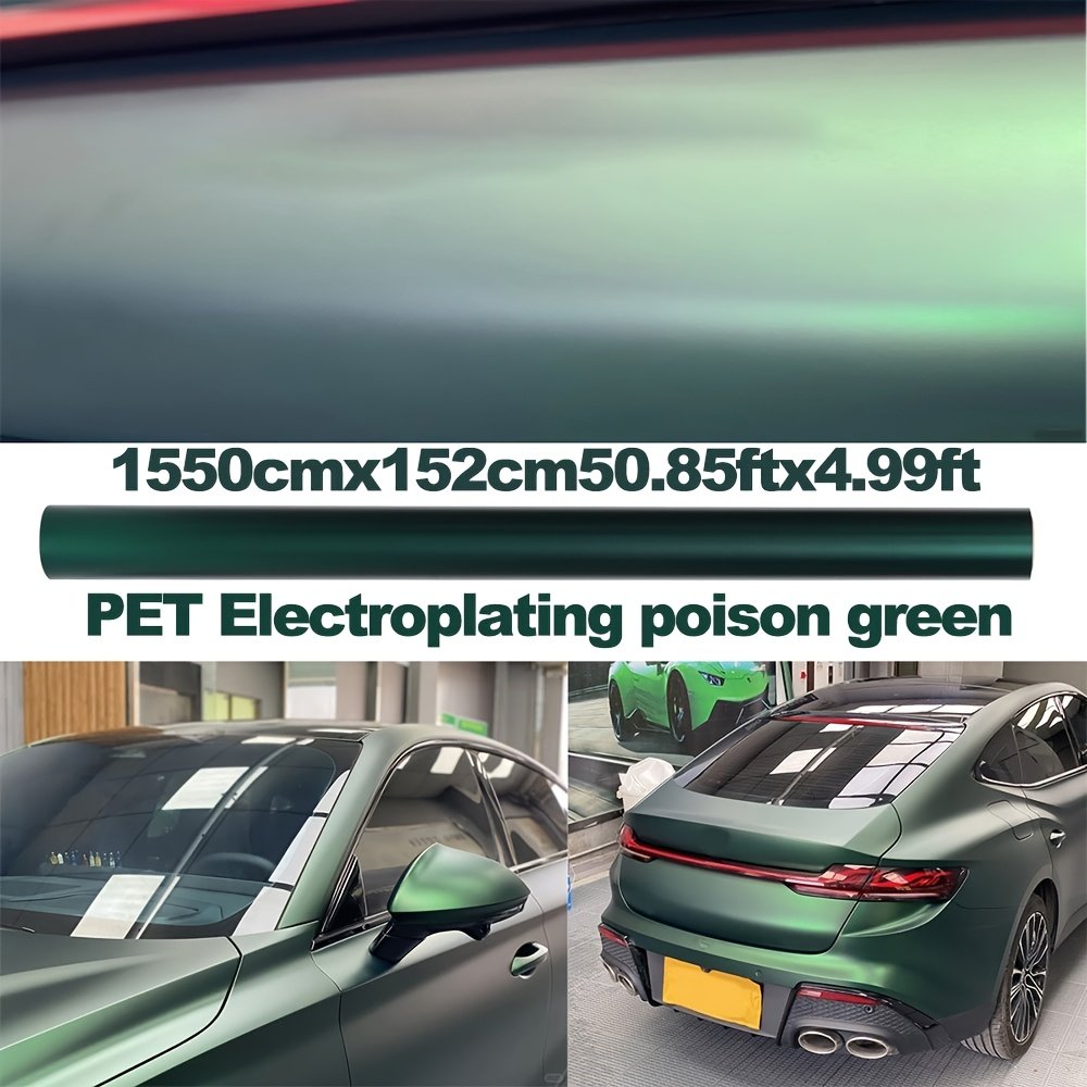 –Material Deposit– Electroplated Poison Green Satin Series